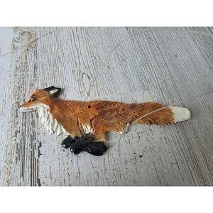 Sonnett vintage Fox ceramic ornament unique Xmas tree